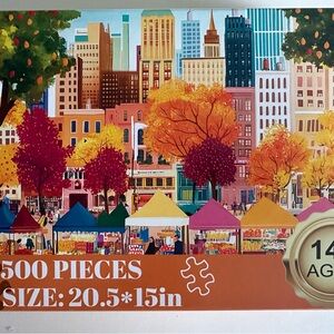 500 Piece Autumn Cityscape Puzzle